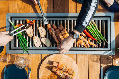 Charcoal BBQ Grill Table